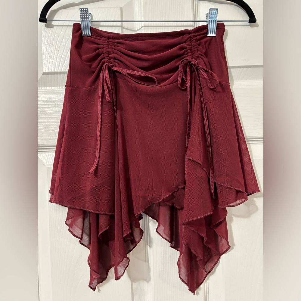 Dolls Kill / Current Mood Red Fairy Skirt